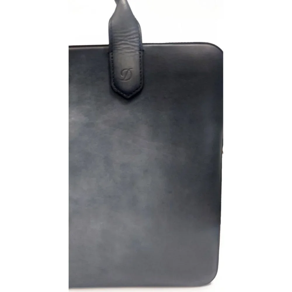S.T. Dupont 191241 Atelier Toit de Paris Leather Black Document Holder.